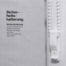 Thermorollo Verdunkelungsrollo zum Klemmen Weiß 100 x 150 cm