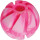 Hunde Spiralball Ø7cm "1er Pack" - Pink