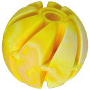 Hunde Spiralball Ø7cm "4er Pack" - Gelb