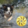 Hunde Spiralball Ø7cm "4er Pack" - Gelb