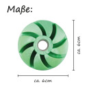 Hunde Spiralball Ø7cm "4er Pack" - Grün