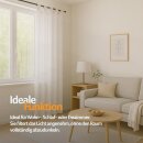 Dekoschal Ellen Schlaufen, 140x145cm - weiß