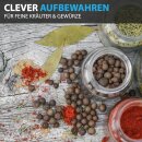 Fläschchen Glas mit Korken Set, (50ml) 8cm - 2er Pack