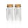 Fläschchen Glas mit Korken Set, (50ml) 8cm - 8er Pack