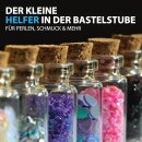 Fläschchen Glas mit Korken 10ml - 12er Pack
