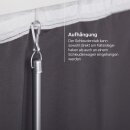 Gardinenstab mit Schleuderfunktion für Gardinen & Vorhänge Silber