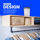 Granulat-Luftentfeuchter Box mit Ausgießer inkl. 2x 680g Nachfüll-Beutel Granulat