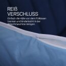 Outdoorkissen Sommer 45x45 cm wasserabweisend Türkis 1er-Pack