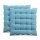 Stuhlkissen Lissabon 40x40cm Türkis 2er Pack