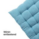 Stuhlkissen Lissabon 40x40cm Türkis 4er Pack
