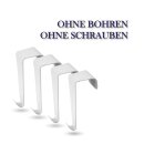 Fenster- und Türhaken, 12er Set - 5x2x2cm
