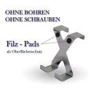 Fenster- und Türhaken Edelstahl "X" - 6er Set (12 Haken)
