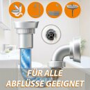 Abflussschlange Abflussreiniger & Verstopfungsentferner, 50,5cm - 2er Pack (2 Stück)