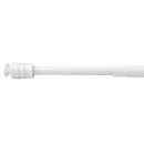Klemmstange mit Schraubtechnik ausziehbar ohne Bohren (Saugnapf) weiß - perlweiß 25 - 40 cm