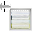 Klemmstange mit Schraubtechnik ausziehbar ohne Bohren (Saugnapf) weiß - perlweiß 100 - 140 cm ( 2er Pack )