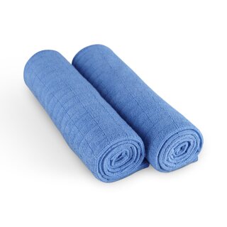 Microfaser Geschirrtuch Sunshine 300gsm - 65cm x 45cm - (4er Pack) Blau