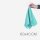 Microfaser Geschirrtuch Double Face 300gsm - 60cm x 40cm - (4er Pack) Türkis
