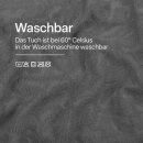 Microfaser Geschirrtuch Hoch-Tief 220gsm - 65cm x 45cm - (2er Pack) Anthrazit