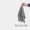 Microfaser Geschirrtuch Hoch-Tief 220gsm - 65cm x 45cm - (8er Pack) Anthrazit
