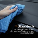 Microfaser Geschirrtuch Hoch-Tief 220gsm - 65cm x 45cm - (8er Pack) Anthrazit