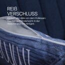 Outdoor Kissen mit Strandmotiv - Meer geht immer - 2 Stück (2er Pack)