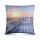 Outdoor Kissen mit Strandmotiv - Meer geht immer - 2 Stück (2er Pack)