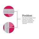 Klemmträger für Caféhausstangen Weiß 10er Pack