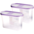 Frischhaltebox Schüttdose 1,4 Liter - 2er Pack ( 2...