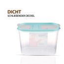 Frischhaltebox Schüttdose 1,4 Liter - 8er Pack (8 Stück) Türkis
