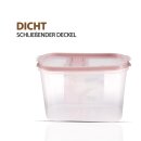 Frischhaltebox Schüttdose 1,4 Liter - 8er Pack (8 Stück) Altrose