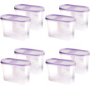 Frischhaltebox Schüttdose 1,4 Liter - 8er Pack (8 Stück) Lila