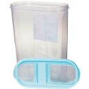 Frischhaltebox Schüttdose 2,8 Liter - 1er Pack (1 Stück) Türkis
