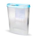 Frischhaltebox Schüttdose 2,8 Liter - 2er Pack (2 Stück) Türkis