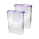 Frischhaltebox Schüttdose 2,8 Liter - 2er Pack (2...