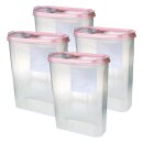 Frischhaltebox Schüttdose 2,8 Liter - 4er Pack (4...