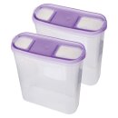 Frischhaltebox Schüttdose 4,5 Liter - 2er Pack (2...