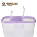 Frischhaltebox Schüttdose 4,5 Liter - 2er Pack (2 Stück) Lila