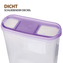 Frischhaltebox Schüttdose 4,5 Liter - 8er Pack (8 Stück) Lila
