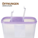 Frischhaltebox Schüttdose 4,5 Liter - 8er Pack (8 Stück) Lila