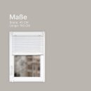 Plissee Faltrollo zum Klemmen  45 x 150 cm