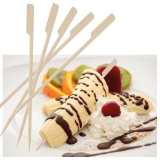Alpine Cuisine Bambus-Grillspieße – 15,2 Cm, 50 Stück, Perfekt Für Snacks & Smores