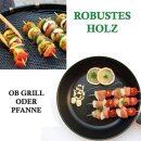 Schaschlickspieß Holzspieß BBQ 20cm 50er Pack
