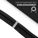 Kabelbinder 200mm x 4,5mm (50 Stück) Weiß