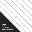 Kabelbinder Set - 100x3mm/150x4mm/200x5mm - 120er Set - Weiß