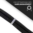 Kabelbinder Set - 100x3mm/150x4mm/200x5mm - 120er Set - Weiß