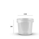 Vorratsdosen Kunststoff 35ml - 12er Pack (12 Stück)