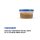 Vorratsdosen Kunststoff 50ml, mit farbigen Deckel, 6cm x 3,5cm, 4 Farben - 4er Pack (4 Stück)