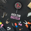 Vorratsdosen Kunststoff 50ml, mit farbigen Deckel, 6cm x 3,5cm, 4 Farben - 24er Pack (24 Stück)