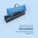 Faltbares Reisebett 80cm x 60cm Blau
