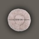 Tierkissen Fluffy Ø50cm Beige